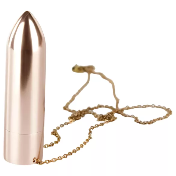 Dorcel - Oppladbar, vanntett vibratorhalskjede (roségull)