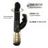 Dorcel Baby Rabbit 2.0 - klitorisstimulator med vibrator (svart-gull)