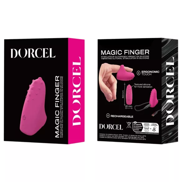 Dorcel Magic Finger - oppladbar fingervibrator (rosa)