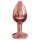 Dorcel Diamond Plug S - liten analplug - rosegull