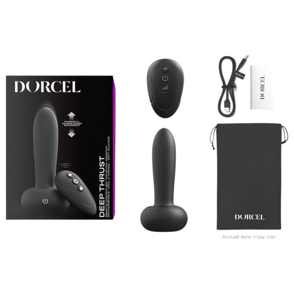 Dorcel Dyp Støt - skyvevibrator (svart)
