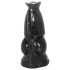 AnimHole Wolf - ulvepenis dildo - 21 cm (svart)