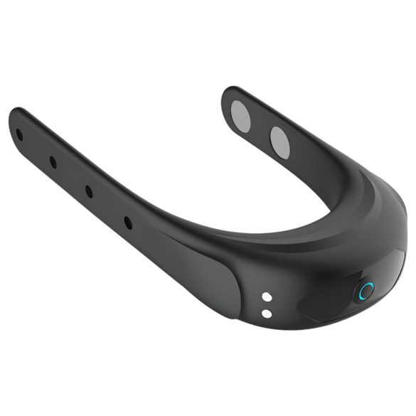 Funny Me - Justerbar oppladbar penisring med vibrasjon (svart)