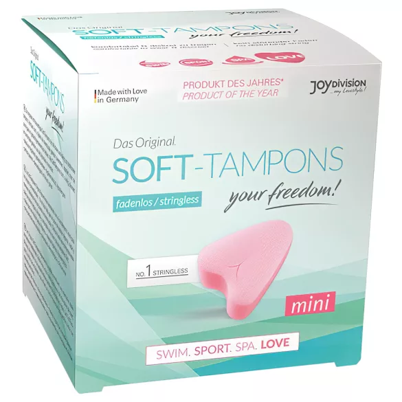 Joydivision Soft-Tampons mini - tampong uten tråd (3 stk)