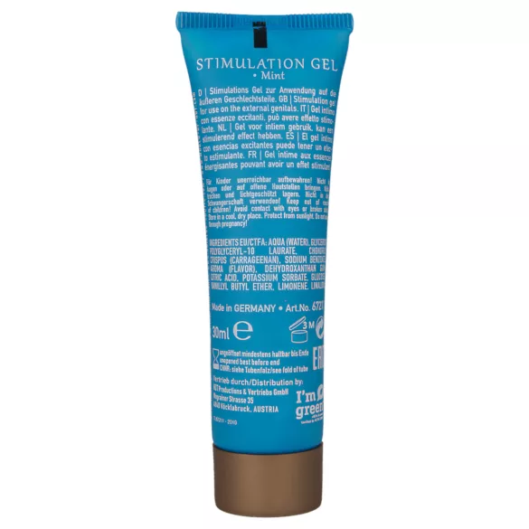 HOT Shiatsu Joyful - stimulerende krem for kvinner - mint (30ml)