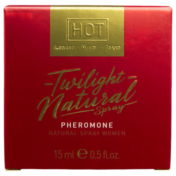 HOT Twilight Natural - feromonparfyme for kvinner (15 ml) - duftfri