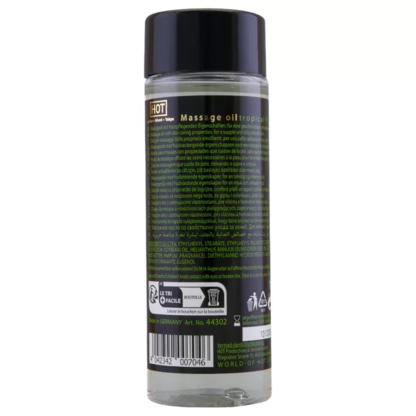 HOT hudpleie massasjeolje - tropiske frukter (100 ml)