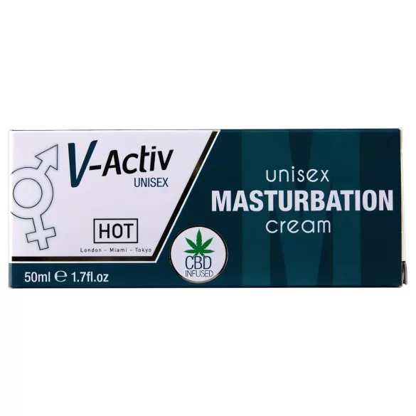 Hot V-Active - stimulerende unisex masturbasjonskrem (50 ml)