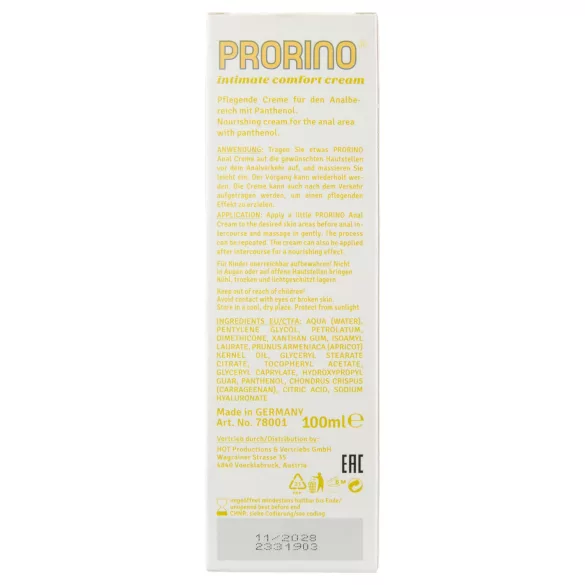 HOT Prorino - analpleiekrem (100ml)