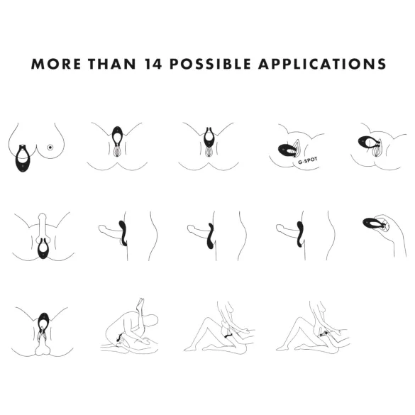 Satisfyer Endless Joy - oppladbar parvibrator (rosa)