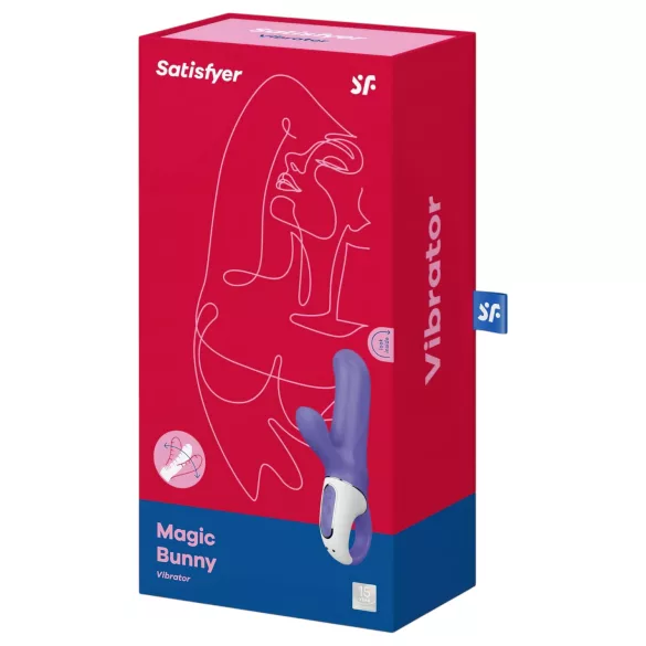 Satisfyer Magic Bunny - Vanntett klitorisvibrator (blå)