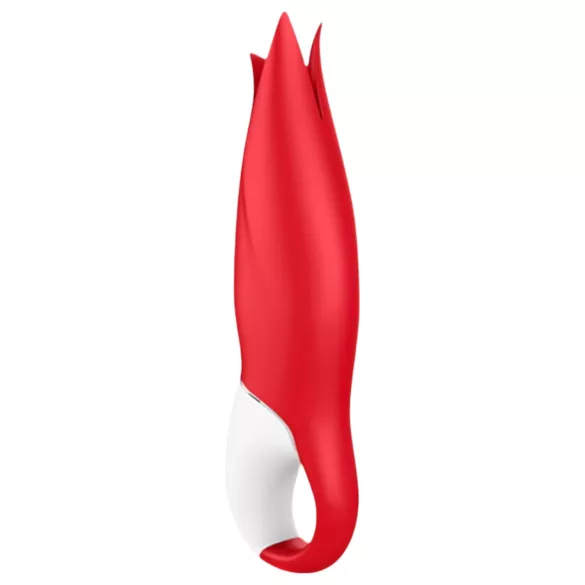 Satisfyer Power Flower - batteridrevet, vanntett vibrator (rød)