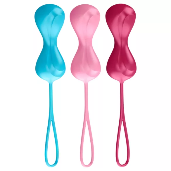 Satisfyer Power Balls – sett med bevegelige geishakuler (3 stk)