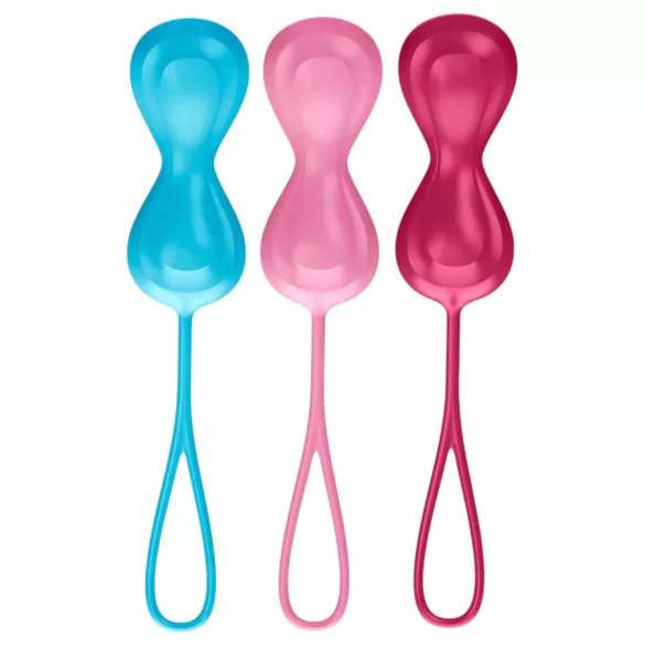Satisfyer Power Balls – sett med bevegelige geishakuler (3 stk)