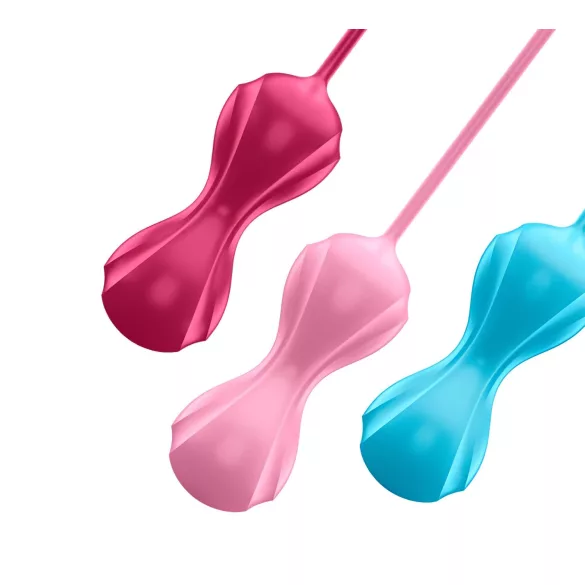 Satisfyer Power Balls – sett med bevegelige geishakuler (3 stk)