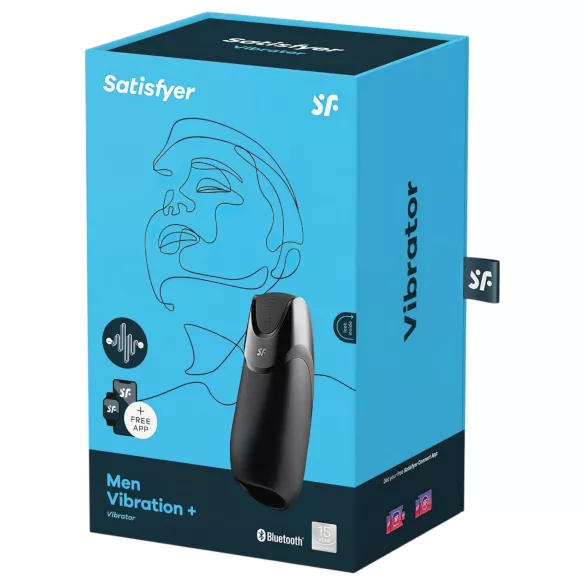 Satisfyer Menn - smart masturbator (svart)
