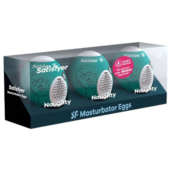 Satisfyer Egg Naughty - eggmasturbator sett (3 stk)