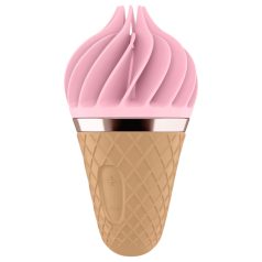   Satisfyer Sweet Treat - oppladbar, roterende klitorisvibrator (rosa-brun)