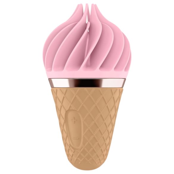 Satisfyer Sweet Treat - oppladbar, roterende klitorisvibrator (rosa-brun)