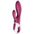 Satisfyer Heated Affair - varmende klitorisvibrator med arm (rød)
