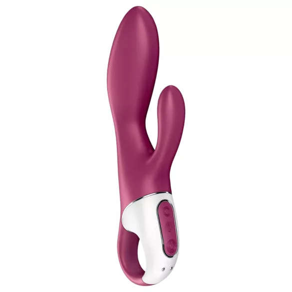 Satisfyer Heated Affair - oppvarmbar vibrator med klitorisarm (rød)
