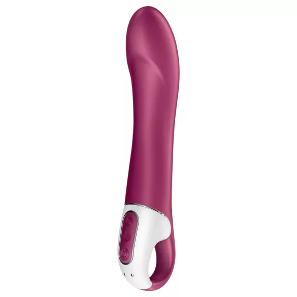 Satisfyer Big Heat - oppladbar G-punkt-vibrator med varme (rød)