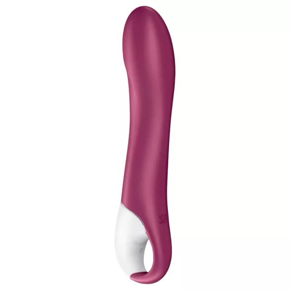 Satisfyer Big Heat - oppladbar G-punkt-vibrator med varme (rød)