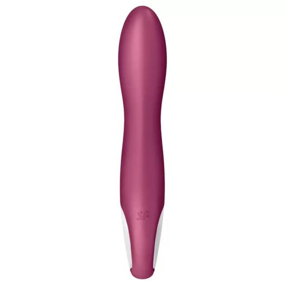 Satisfyer Big Heat - oppladbar G-punkt-vibrator med varme (rød)