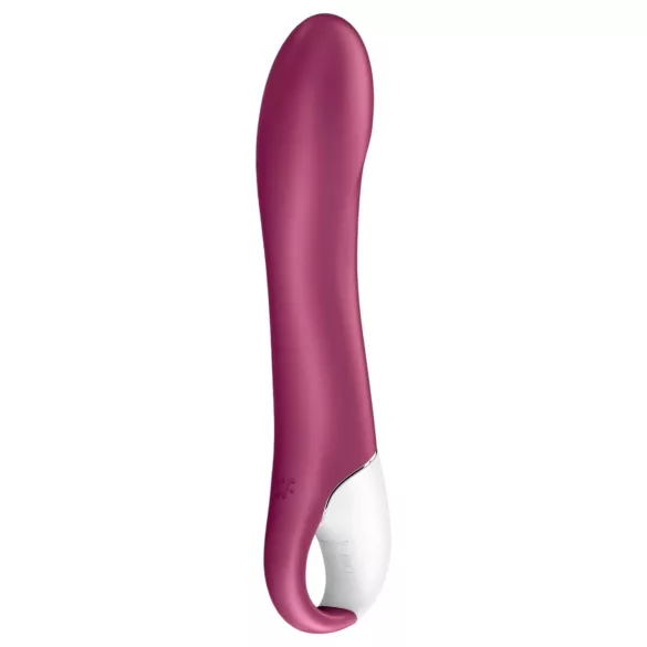 Satisfyer Big Heat - oppladbar G-punkt-vibrator med varme (rød)