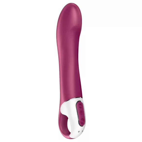Satisfyer Big Heat - oppladbar G-punkt-vibrator med varme (rød)