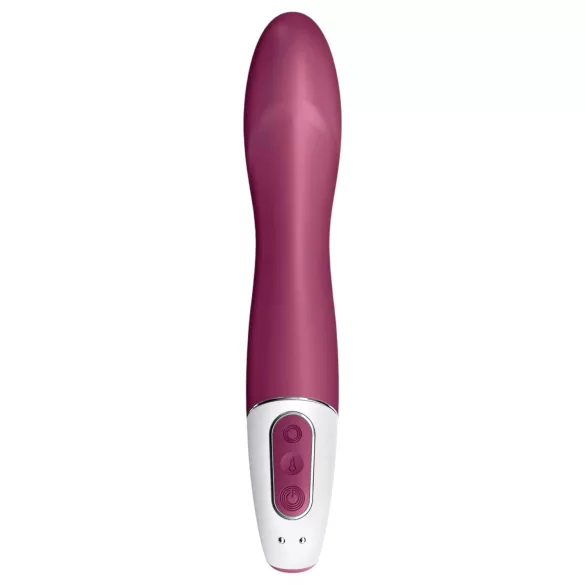 Satisfyer Big Heat - oppladbar G-punkt-vibrator med varme (rød)