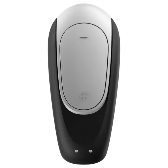 Satisfyer Double Fun - smart, vanntett parvibrator (svart)