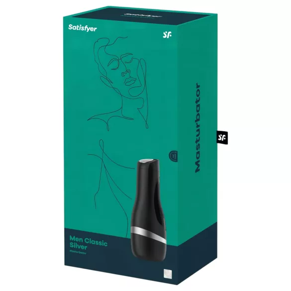 Satisfyer Men Classic - manuelt sugemasturbator (sølv)