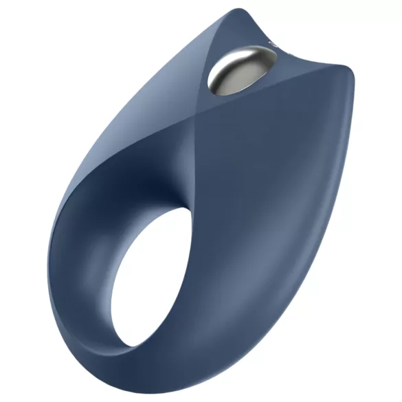 Satisfyer Royal One - App-styrt vibrasjons-penisring for menn (blå)