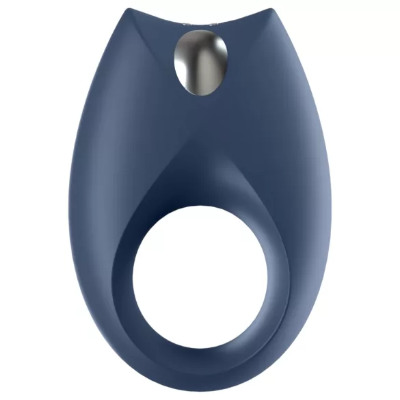 Satisfyer Royal One - App-styrt vibrasjons-penisring for menn (blå)