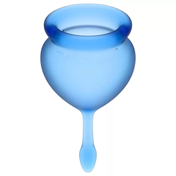 Satisfyer Feel Good - menstruasjonskopp sett (blå) - 2 stk