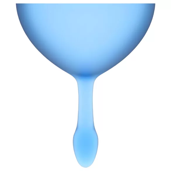 Satisfyer Feel Good - menstruasjonskopp sett (blå) - 2 stk