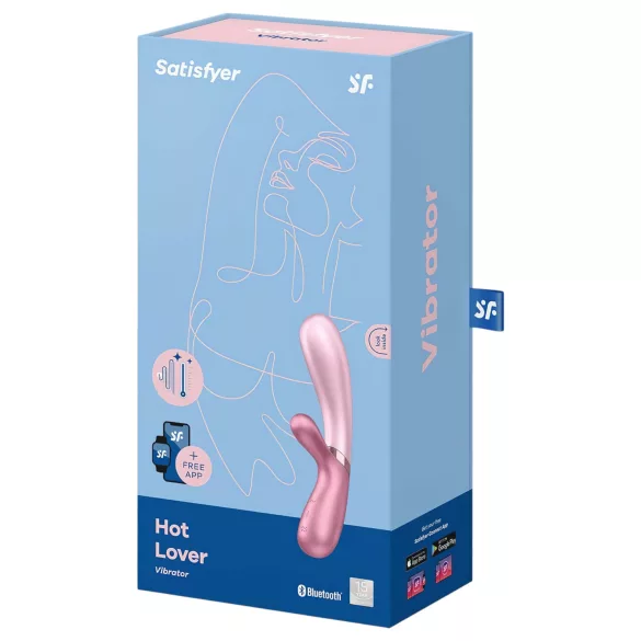 Satisfyer Hot Lover - appstyrt vibrator (rosa)
