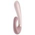 Satisfyer Heat Wave - smart varmende vibrator med arm (beige)