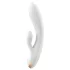 Satisfyer Double Flex - App-styrt vibrator med klitorisarm (hvit)