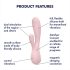 Satisfyer Mono Flex - smart vanntett vibrator (rosa)