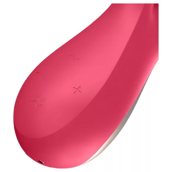 Satisfyer Mono Flex - smart vannbestandig vibrator (rød)