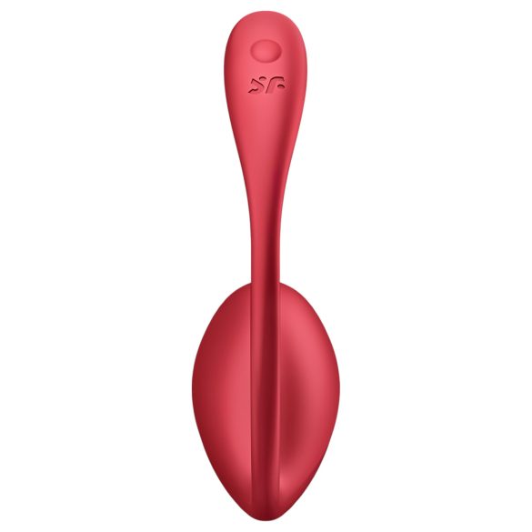 Satisfyer Shiny Petal - rød vibrerende egg med fjernkontroll