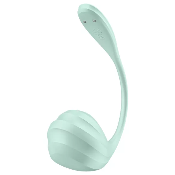 Satisfyer Smooth Petal - bærbart app-styrt vibrerende egg (grønn)