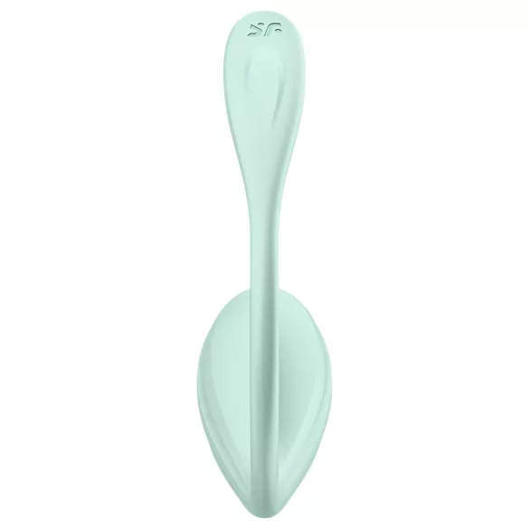 Satisfyer Smooth Petal - bærbart app-styrt vibrerende egg (grønn)