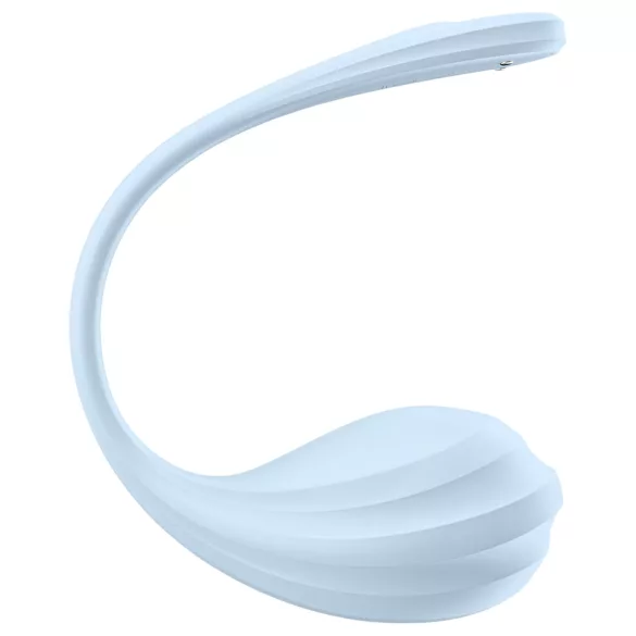 Satisfyer Smooth Petal - App-styrt vibrerende egg (blå)