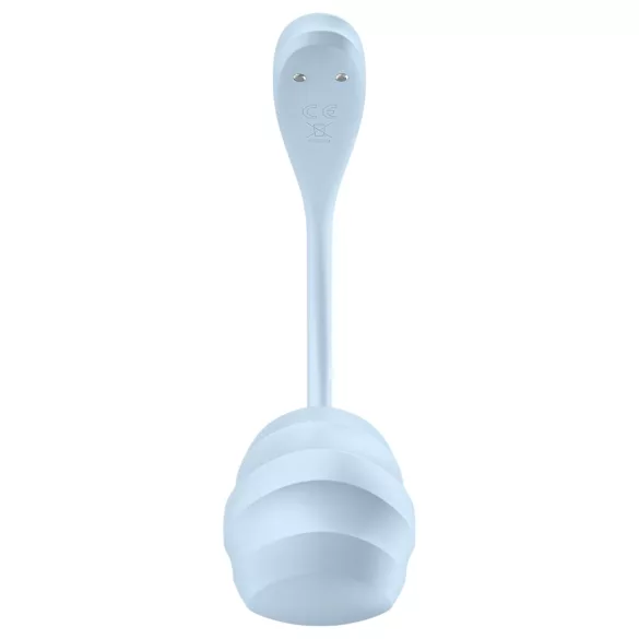 Satisfyer Smooth Petal - App-styrt vibrerende egg (blå)