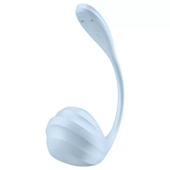 Satisfyer Smooth Petal - App-styrt vibrerende egg (blå)