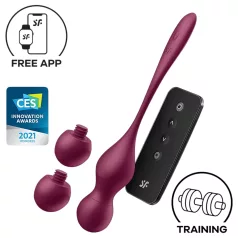   Satisfyer Love Birds Vary - App-styrt vibrerende geishakule (rød)
