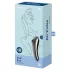 Satisfyer Dual Kiss - Oppladbar vaginal og klitorisvibrator (svart)